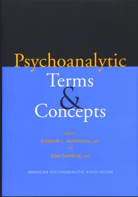 Psychoanalytic Terms & Concepts (2012)